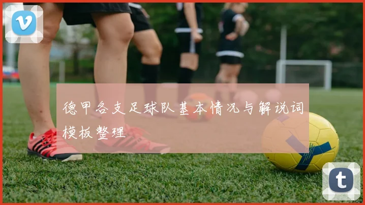 德甲各支足球队基本情况与解说词模板整理